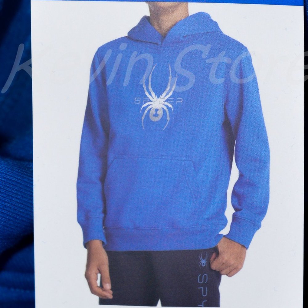 Spyder boys youth hoodie Blue